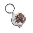 thumbnail image 1 of Leopard Feather Design Nail Clippers Sharp Fingernail Stainless Steel Cutter, 1 of 3