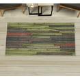 thumbnail image 1 of Rustic Decorative Rug, Grunge Wood Planks Barn House Door Nails Country Farm House Life Theme Layout, Quality Carpet for Bedroom Dorm and Living Room, 6 Sizes, Avocado Green, by Ambesonne, 1 of 1