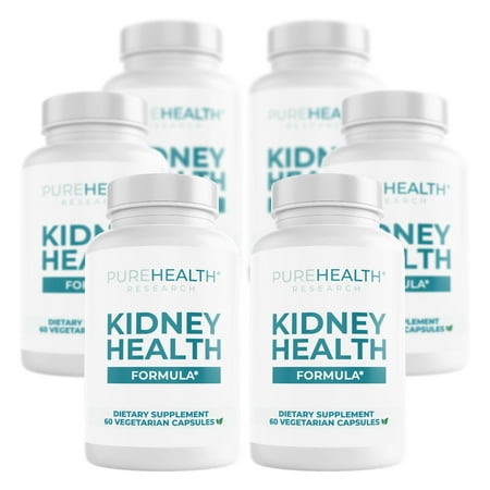 Kidney Health, Complete Kidney Cleanse Solution with Chanca Piedra by PureHealth Research x6