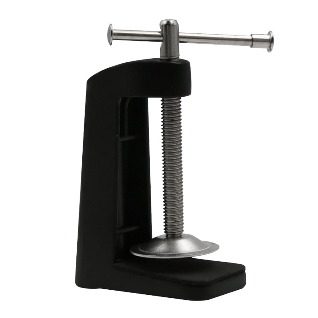 Adjustable Swing Arm Desk Lamp Holder Clip Swivel Lock Fixed Base Table Clamp E
