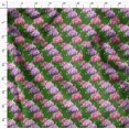 thumbnail image 4 of Soimoi Green Modal Satin Fabric Leaf Floral Print Sewing Fabric Yard 42 Inch Wide, 4 of 6
