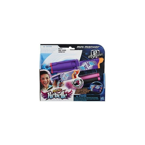 nerf rebelle secrets & spies mini mischief blaster