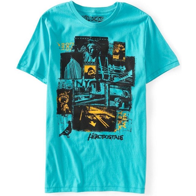 Camiseta gráfica Aeropostale Nueva York Verde XXL