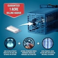 thumbnail image 4 of Flowtron Electric Bug Zapper, 1.5 Acre Outdoor Insect Killer, Dual 40W UV Bulb, 5600V Grid (Blue), 4 of 8
