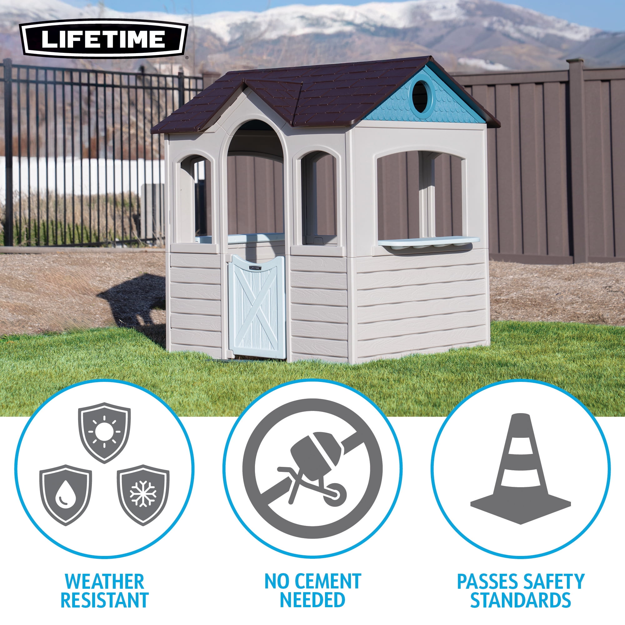 Lifetime Indoor/Outdoor Kids Playhouse