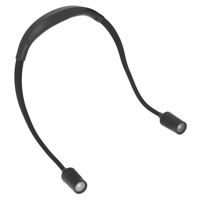 Reading Neck Book Light Type C Charging LED Neck Reading Light with 4 LED Beads and 3 Light Sources for Night Running Camping