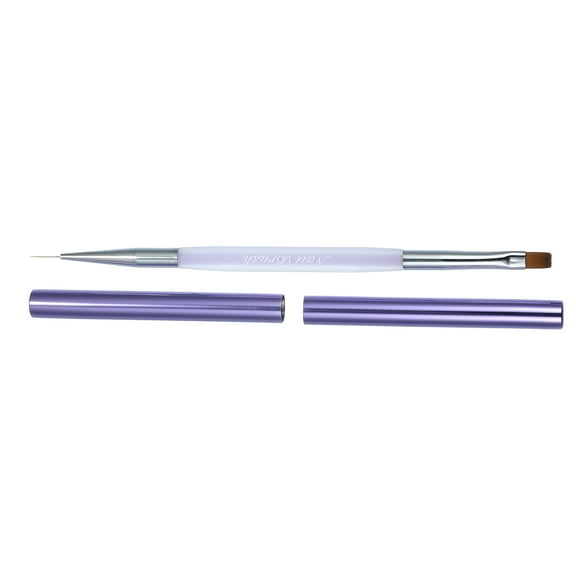 Unique Bargains Nail Art Liner Brush Acrylic Nail Brush Gel Nail Painting Art Design Pen Set Drawing Nail Brush Purple