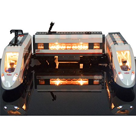 LIGHTAILING Light Set for (High-Speed Passenger Train Remote-Control Trucks) Building Blocks Model - Led Light kit Compatible with Lego 60051(NOT Included The Model)