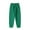 Green, variant on Annhoo Boys Girl's Sweatpants Cotton Drawstring High Waisted Joggers Children's Casual Sports Trousers with Pockets