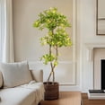 thumbnail image 4 of Accreate 5-Foot Artificial Black Olive Tree with Built-in LED Lights – Tall Fake Indoor Plant in Plastic Nursery Pot, Realistic Faux Tree for Home, Office, and Living Room Decor, 4 of 9