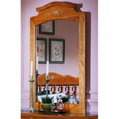 Carolina Furniture Oak Vertical Dresser Mirror