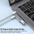thumbnail image 3 of Adaptador USB C A USB 3.1 2 en 1 con Puerto de Carga Tipo C de 100 W, Convertidor 4/3 OTG para , Ally, 3 of 5
