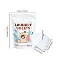 thumbnail image 3 of Eolstice Laundry Detergent Sheets, Plastic Free Washing Strips, Travel Laundry Soap Paper, Portable Clothes Cleaning Tablets, Dissolvable Washer Sheets, 3 of 7
