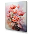 thumbnail image 2 of Designart "Monochromatic Tulips Set Against A Dramatic Sky I" Tulips Wall Art Living Room, 2 of 7