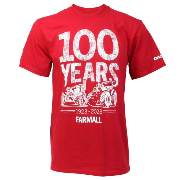 Farmall 100 Years 1923-2023 Red Short Sleeve T-Shirt 645806