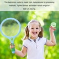 thumbnail image 3 of 1 Set Colored Badminton Racket Kids Training Outdoor Sports Leisure Toys Badminton Set for Kids Children Playing, 3 of 7