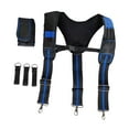 thumbnail image 2 of Cinturón de herramientas suspender la de suspensión ajustable de servicio pesado para hombres de fontanería para techos Azul, 2 of 8