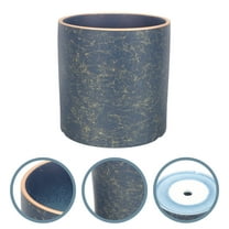 Worgeous  Ceramic Flowerpot Decorative Indoor Orchid Plant Garden Nursery Pots Blue