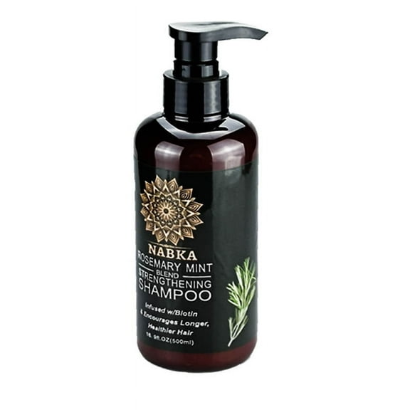 Natural Rosemary Mint Hair Growth Shampoo with Biotin for fluffy and oil-controlling - 16.9 Ounce
