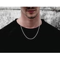 thumbnail image 5 of Savlano 2mm-5mm Stainless Steel Rope Twist Necklace Chain for Men & Women Comes in 16-30 inches Gift Box, 5 of 7