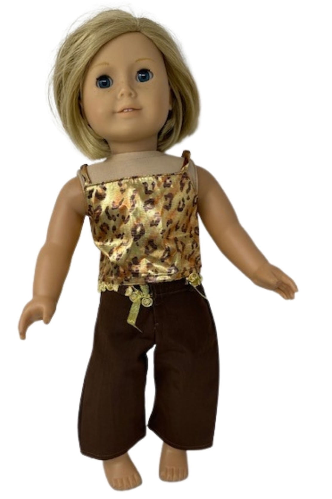 Doll Clothes Superstore Brown And Gold Fits 18 Inch Girl Like Our