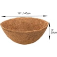 thumbnail image 2 of 2 runda kokosnötfoder Ø40 cm (16 tum) hängande korg koko-foder utbytbart, 2 of 5