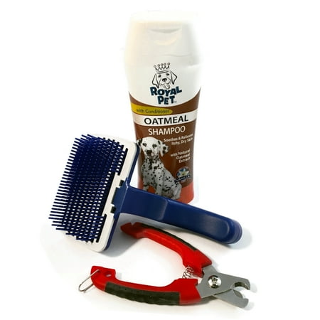 Universal Pet Supplies 3pc Dog Grooming Fur and Nails Kit ...