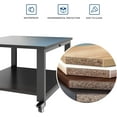 thumbnail image 6 of Natwind 2-Tier Office Larger Under Desk Printer Copier Stand, 19.7 x 19.7 x 12.6 Inches, Black, 6 of 7