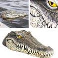 thumbnail image 3 of Kmbangi Resin Crocodile Head, Simulation Shape Sculpture Craft Floating Animal Decoration, 3 of 9