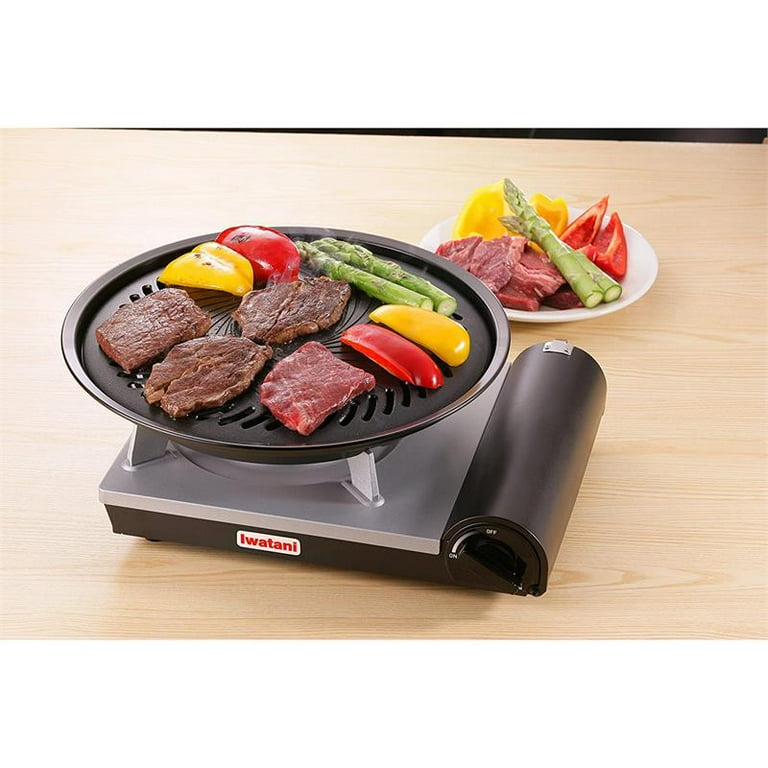 Iwatani America EPR Cassette Feu-EcoPremium Portable Butane Stove Cooktop in Black - 10,000BTU/hr
