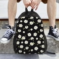 thumbnail image 4 of Wukai Daisies Flowers Travel Laptop Backpack - Waterproof, Anti-Theft, Slim and Sturdy College & Business Backpack, 4 of 7
