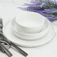 thumbnail image 7 of Elama Duncan 18 Piece Porcelain Dinnerware Set in White, 7 of 7