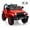 Red, variant on Goldensoil 12V Kids Ride-on Truck with Remote, Spring Suspension, 3 Speeds,LED Lights & Music - Blue