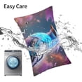 thumbnail image 6 of Salouo Beautiful Flower Blue Bird Pattern Pillow Cases,1PC Pillow Covers with Envelope Closure Decorative Pillow Case for Bed Couch,Pillows Not Included-20"x30", 6 of 6
