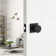 thumbnail image 6 of Sure-Loc ZT102-SQ FBL Zermatt Privacy Door Knob Set - Black, 6 of 7
