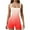 Red jumpsuits for women, variant on Summer Saving Wycnly Womens Jumpsuits Summer Fashion Slim Bodycon Sports Workout Tank Short Jumpsuits Trendy Gradient Print Square Neck Sleeveless Mini Rompers for Women