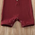 thumbnail image 6 of Newborn Kid Baby Boy Girl Sleeveless Knitted Romper Jumpsuit One-Piece Clothes Red 12-18 Months, 6 of 6