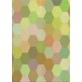 thumbnail image 1 of Ahgly Company Machine Washable Indoor Rectangle Transitional Tea Green Area Rugs, 4' x 6', 1 of 7