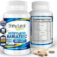thumbnail image 5 of Shiny Leaf Methylated Bariatric Multivitamin with Iron - 45 mg for Gastric Bypass, Sleeve, Roux-en-Y, Duodenal Switch, Made In USA, 22 Vitamins & Minerals, ASMBS Compliant, Vegetarian, GMP, 90 Ct., 5 of 14