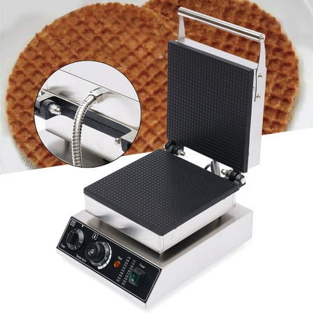 

Wuzstar Commercial Non-Stick Square Waffle Maker Stainless Pancake Maker Machine 1500W 110V for Restaurant Bakeries Snack Bar