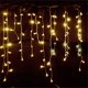 thumbnail image 2 of Guirnalda de luces navideñas para decoración exterior, guirnalda de caída de 5m, carámbano de cortina, luces Led para casa, jardín, fiesta, 220V, 110V, 2 of 3