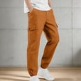 thumbnail image 3 of Crunowin Big Boys And Girls Cargo Pants, Utility Elastic Waist Multi Pockets Casual Sport Pants Size 12, 3 of 10