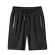 thumbnail image 1 of Mens Casual Pantalones Cortos Moda Cómodo Bolsillo Sólido Vendaje Cordón Medio Pantalones Cortos, Ligero de Verano, 1 of 5