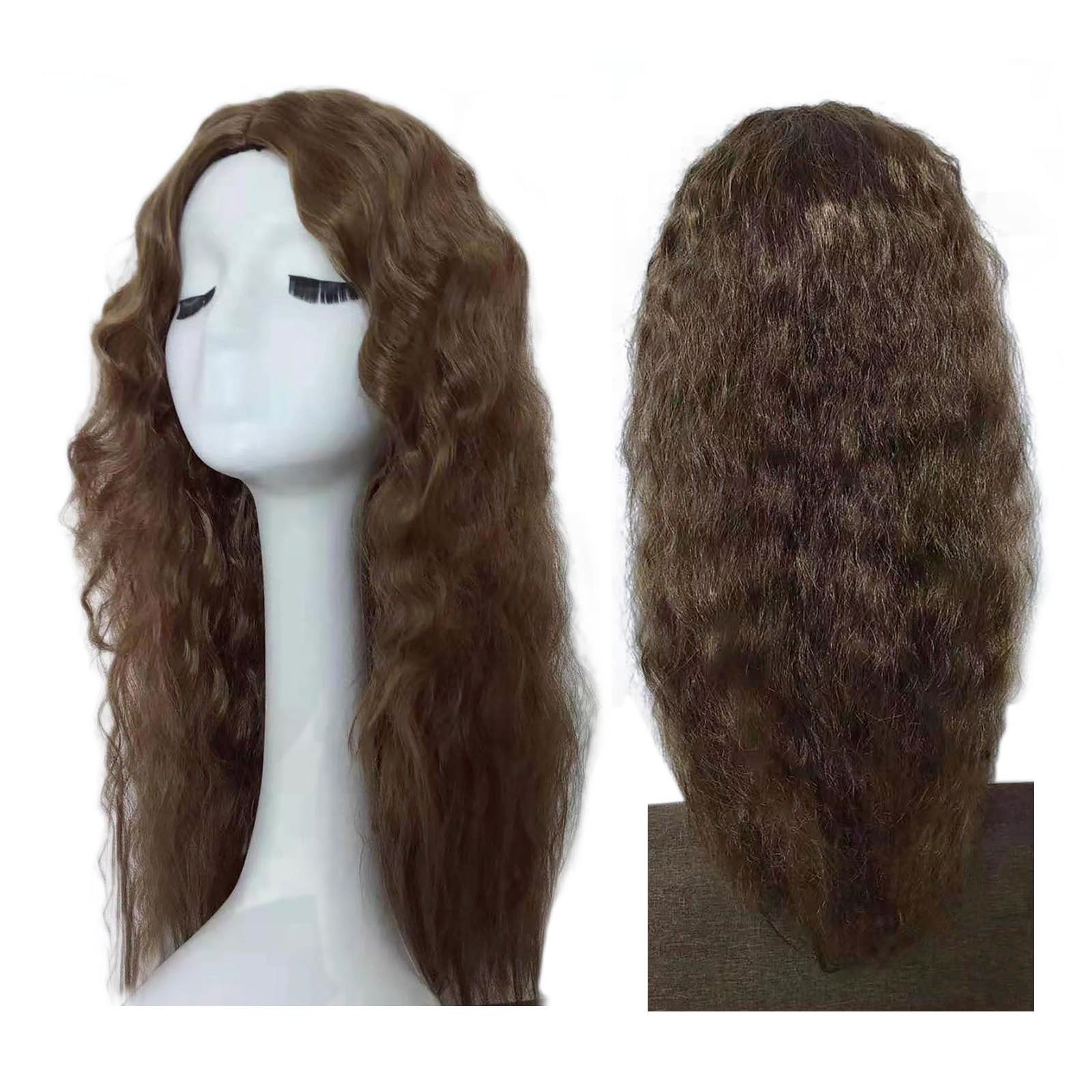Weloille Wave Lace Closure Wigs Deep Curly Lace Front Wigs Human Hair Wigs for Black Women Glueless Wigs Human Hair Pre Plucked Deep Wave Peruvian Virgin Wet and Wavy Human Hair Wigs