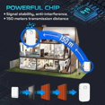thumbnail image 3 of Self-generating wireless doorbell 150 meters IPX4 waterproof electronic chime, 1 plug-in bell receiver with 1 kinetic transmitter, 38 melodies at 4 vo, 3 of 5