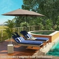 thumbnail image 3 of Spaco 13 Feet Large Patio Umbrella for Outdoor, Outdoor Double-Sided Table Market Umbrella with Crank Handle, Coffee, 3 of 13