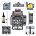 thumbnail image 3 of Mochila Canasta de Picnic Hap Tim para 4 Personas con Refrigerador y Manta, 3 of 7