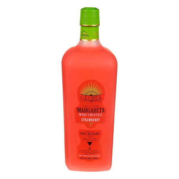 Rancho La Gloria Strawberry Margarita, Ready To Drink Wine 1.75 LIT / 1