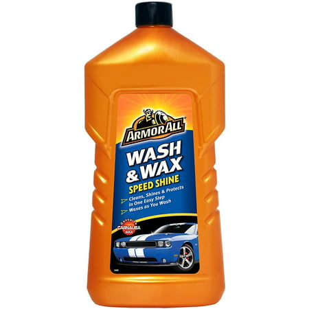 Armor All Ultra Shine Car Wash and Wax, Cleaning for Cars, Truck, Motorcycle, 16 Fl Oz, 25178