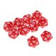 thumbnail image 5 of 10 Uds. Dados Zulema Acrílico Número D20 Juego de Veinte Lados Rojo, 5 of 7
